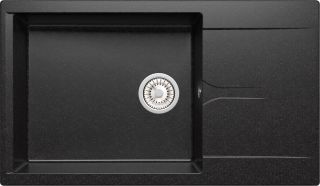 Мойка кухонная Polygran GALS-862 чёрный 444591